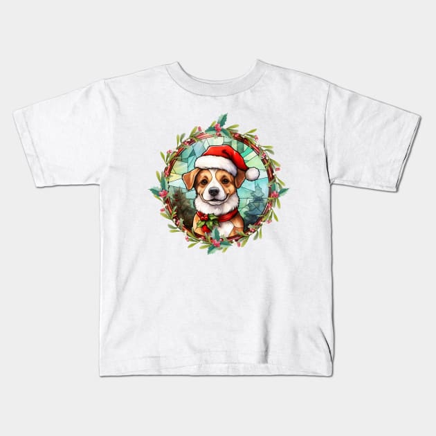 Woofy Christmas Kids T-Shirt by Maison de Kitsch